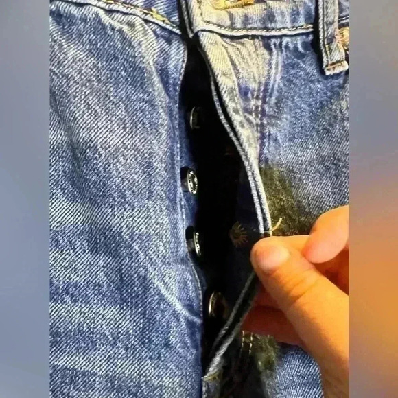 We the free baggy button up mom jeans - Picture 7 of 7